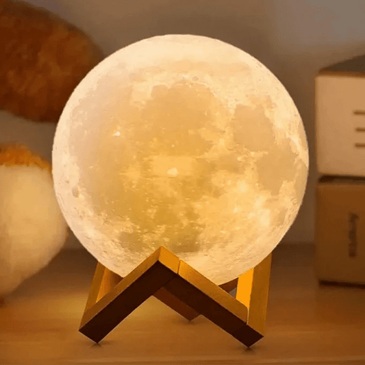Lampe Lune - MoonAura™ - Ambre - Ambiance et décoration