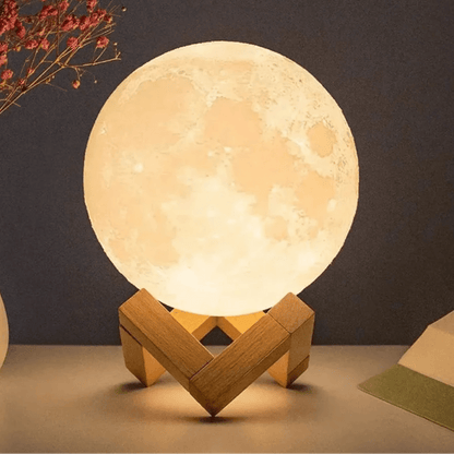 Lampe Lune - MoonAura™ - Ambre - Ambiance et décoration
