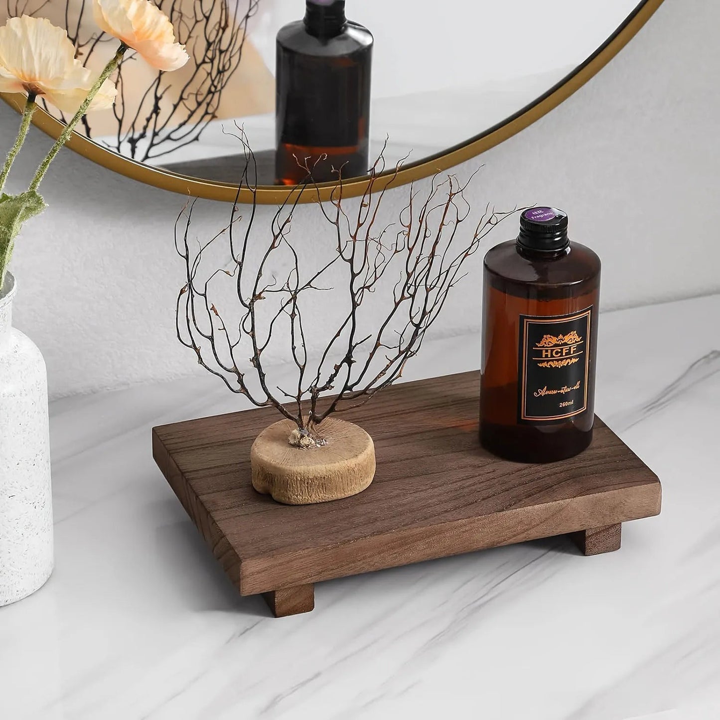 Plateau en Bois - WoodNestTray™ - Marron - Ambiance et décoration