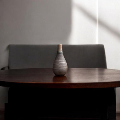 Vase en Céramique - NeoAntiqueVase™ - Bouteille Strié - Ambiance et décoration