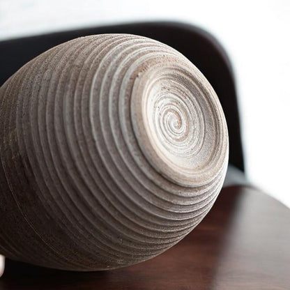 Vase en Céramique - NeoAntiqueVase™ - Bouteille Strié - Ambiance et décoration