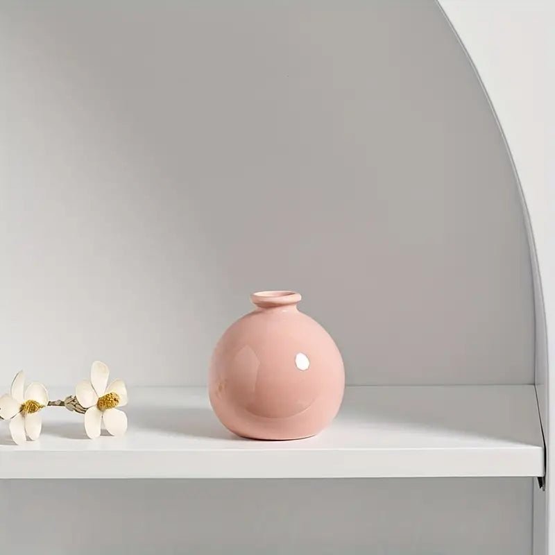 Vase en Céramique - ZenHydroVase™ - Rose - Ambiance et décoration