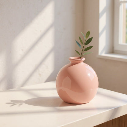 Vase en Céramique - ZenHydroVase™ - Rose - Ambiance et décoration