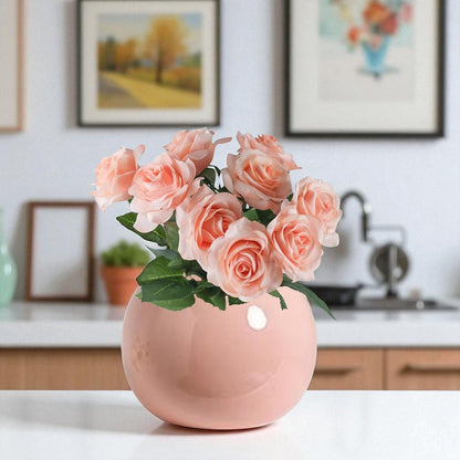 Vase en Céramique - ZenHydroVase™ - Rose - Ambiance et décoration